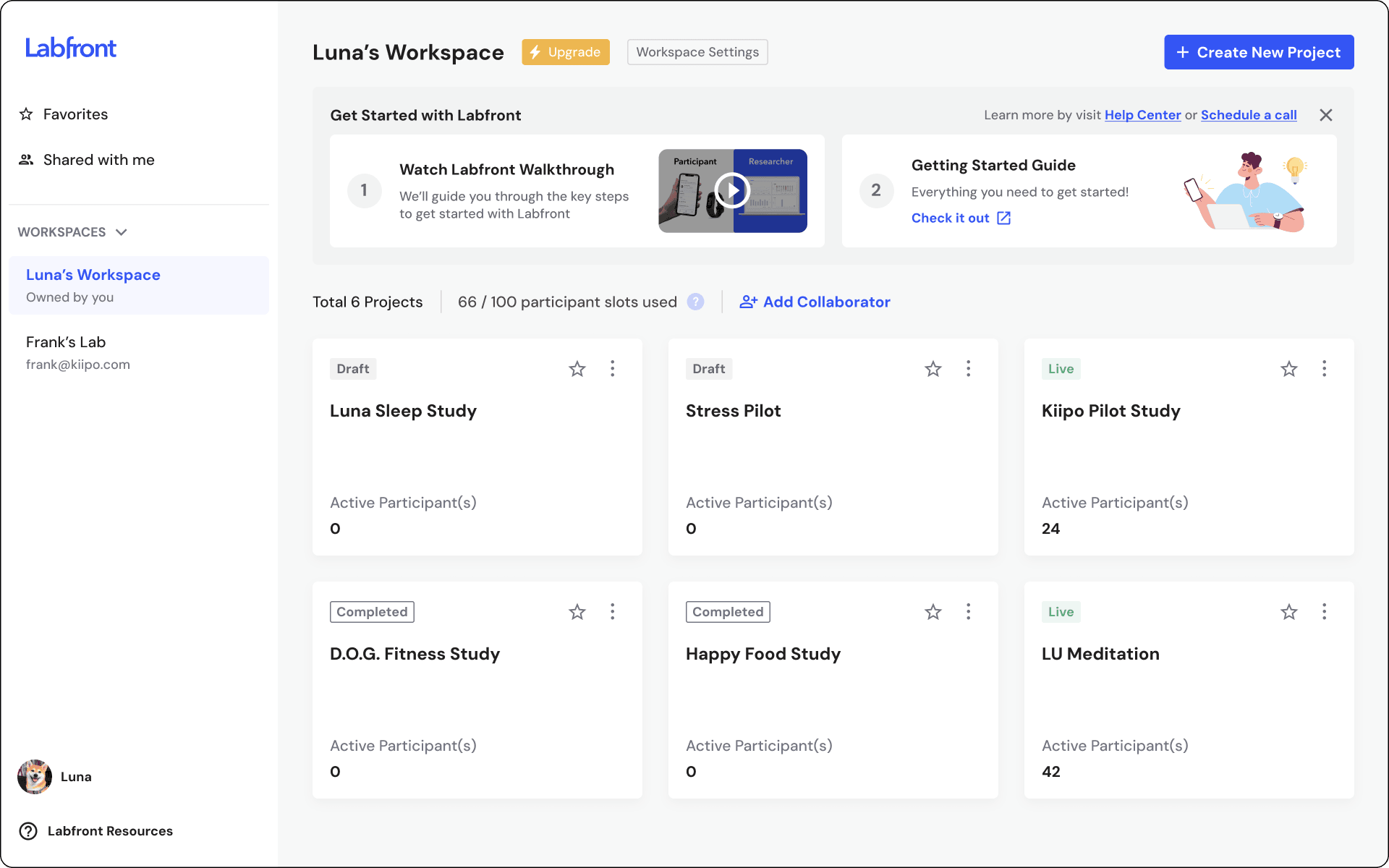 Workspace Overview