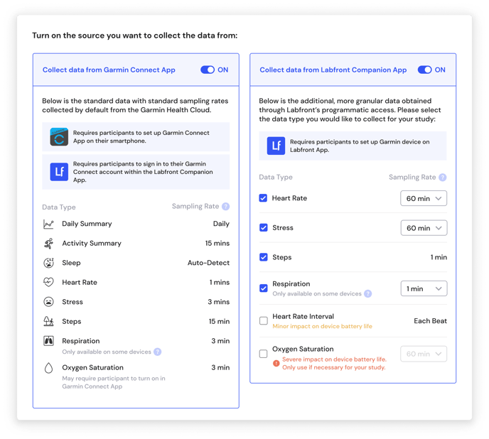 Select Data Source screenshot